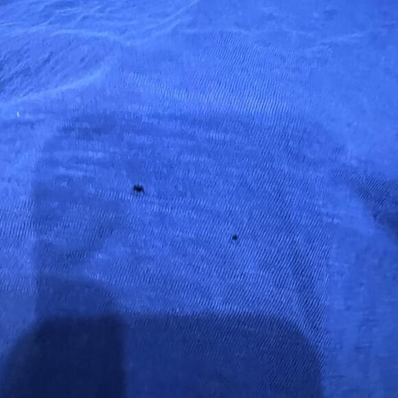 EILEEN FISHER Women's Scoop Neck Short Sleeves Top Size XS In Blue - Picture 5 of 7